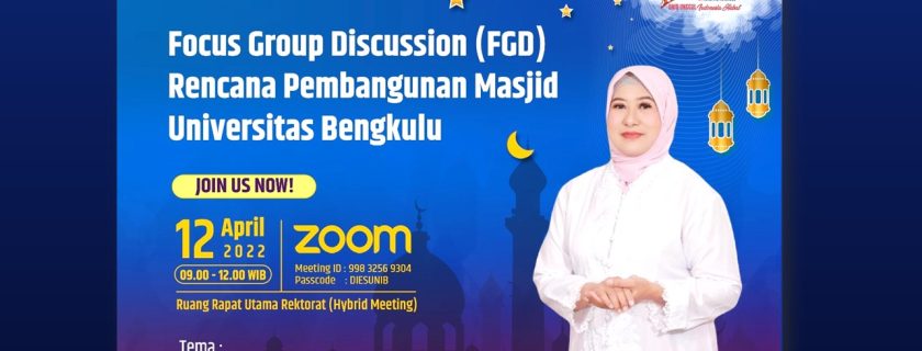 Focus Group Discussion (FGD) Rencana Pembangunan Masjid Universitas Bengkulu